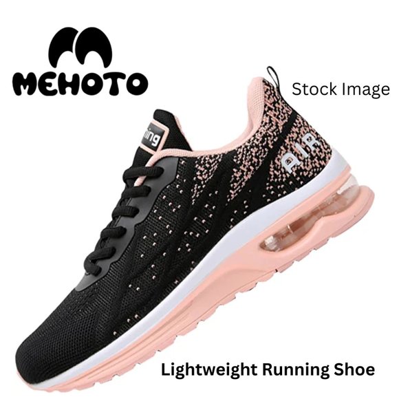 Mehoto Shoes - Mehoto-Women Air Fashion Black & Pink Running Athletic Sneaker SZ EUR 41/US 10